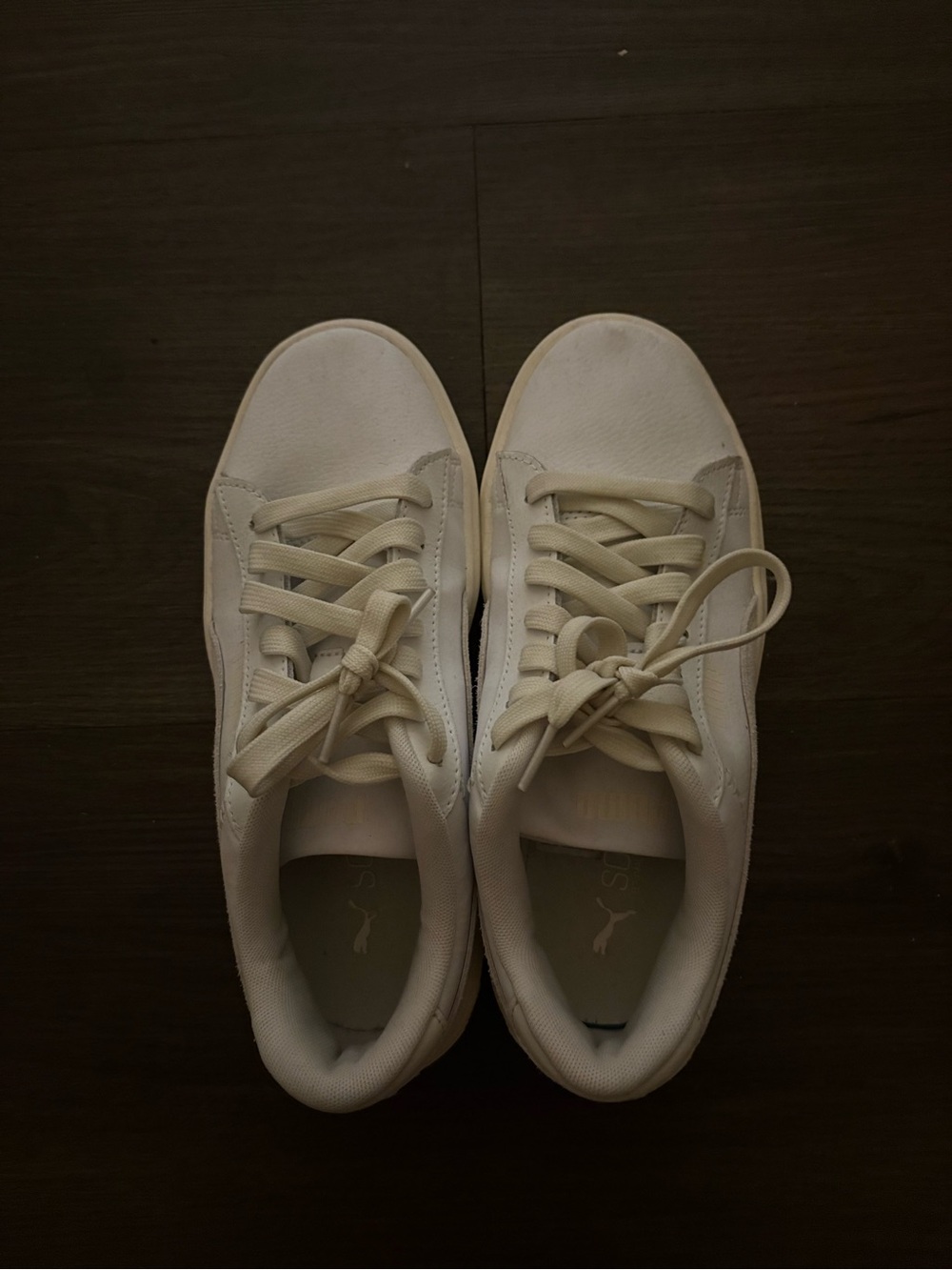 Puma Women's Off-White Low-Top Sneakers